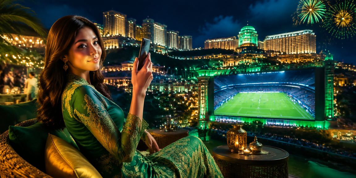 Suasana pertaruhan bola sepak bergaya Melayu di Genting Highlands